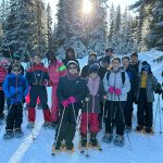 Le groupe en raquettes