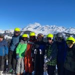 Les confirmés en haut des pistes.