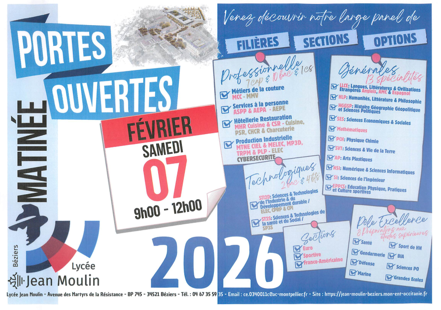 Lycée Jean Moulins Béziers